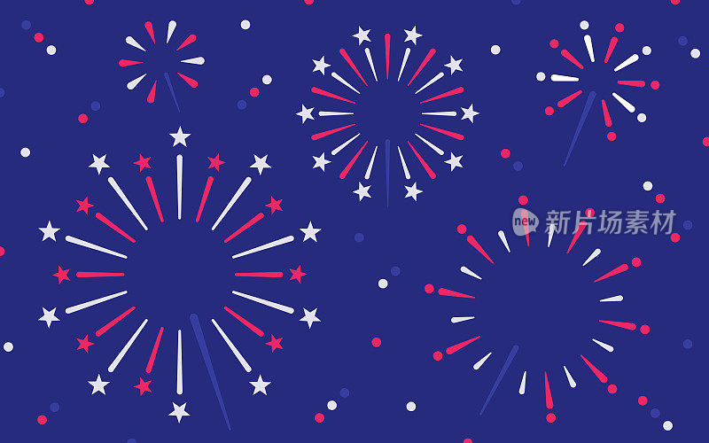 Fireworks Celebration Abstract Background